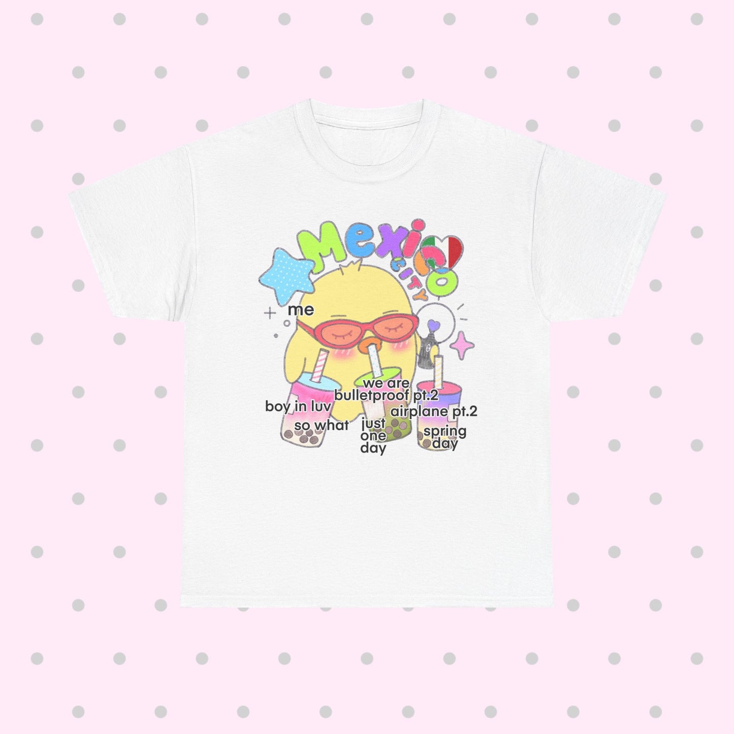 MEXICO CITY DJSPINTHATSHIT GRAPHIC TEE