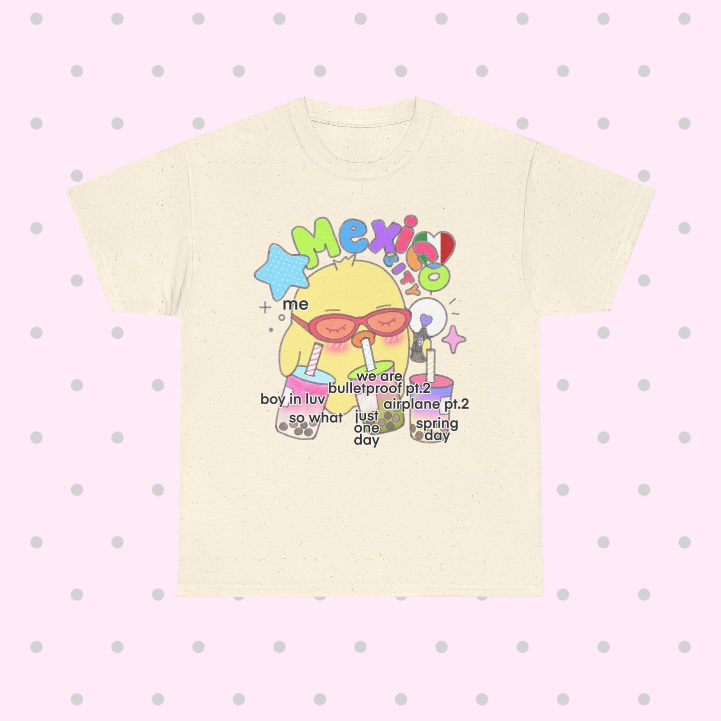 MEXICO CITY DJSPINTHATSHIT GRAPHIC TEE