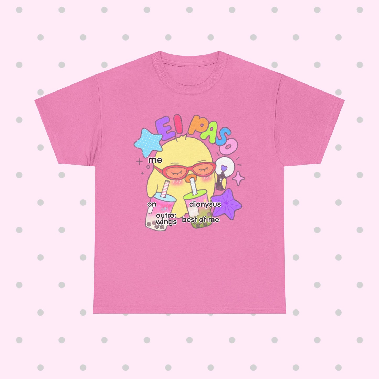 EL PASO DJSPINTHATSHIT GRAPHIC TEE