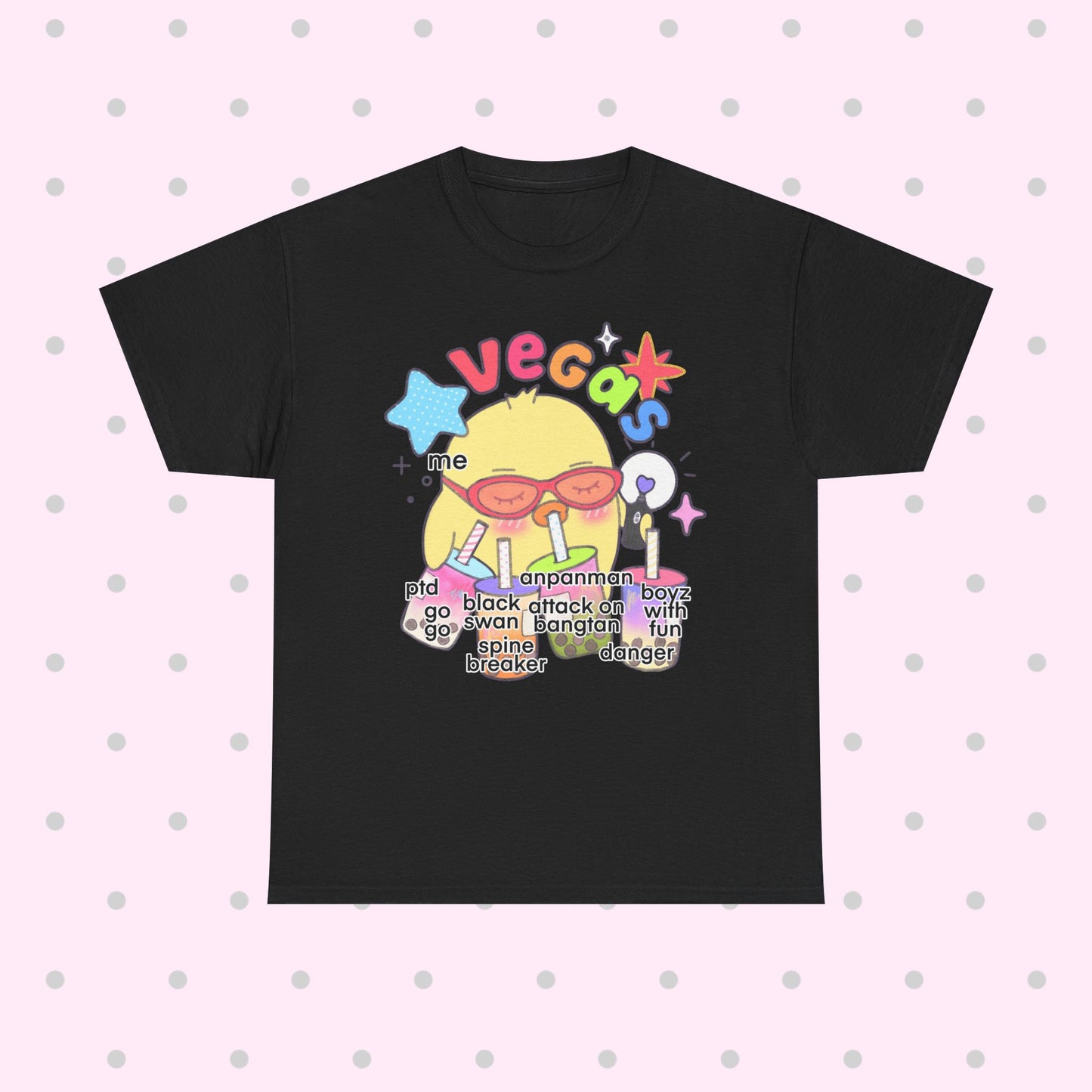 VEGAS DJSPINTHATSHIT GRAPHIC TEE