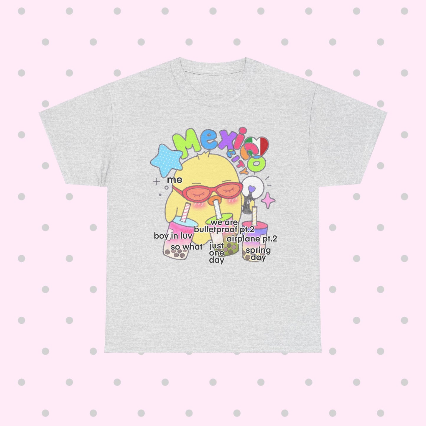 MEXICO CITY DJSPINTHATSHIT GRAPHIC TEE