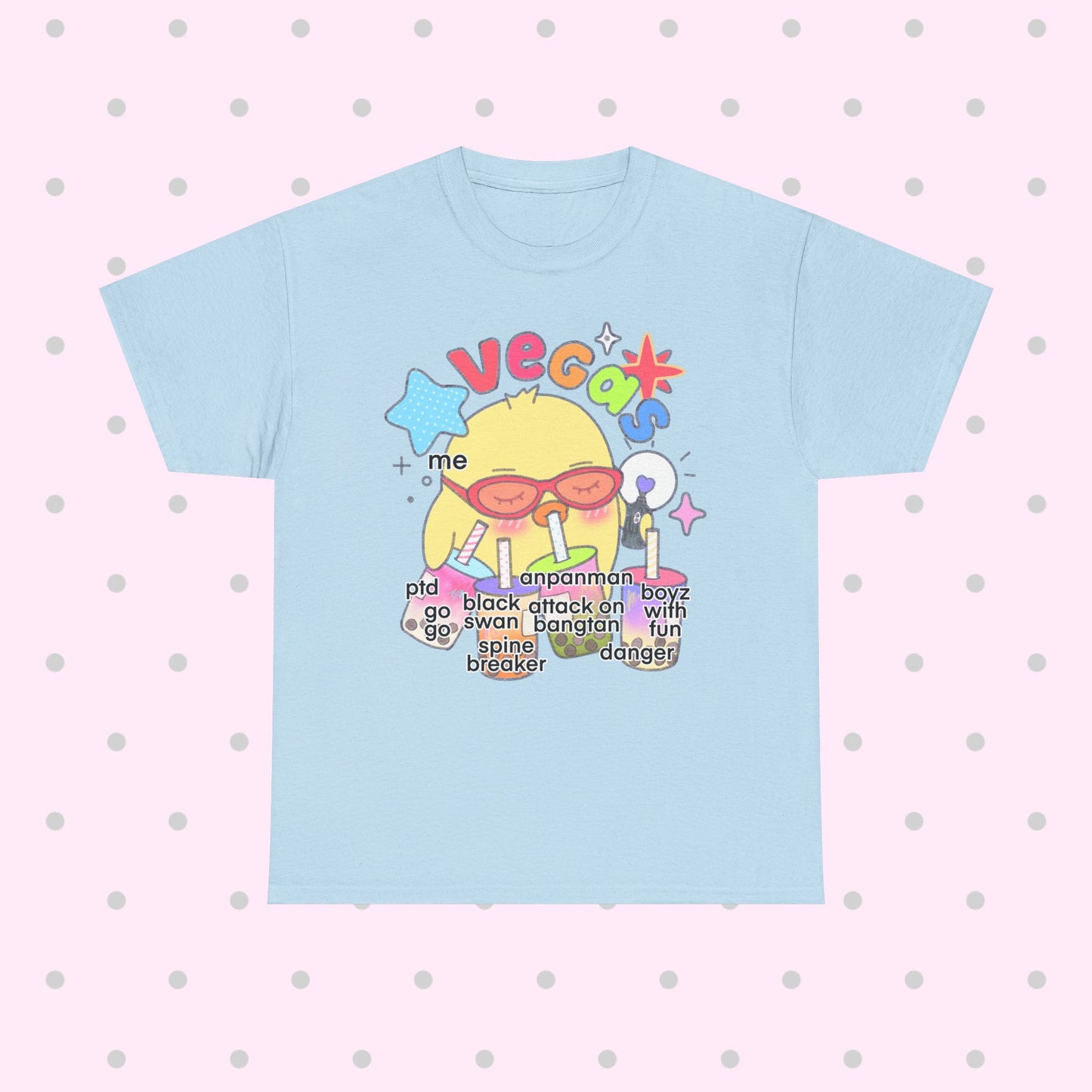 VEGAS DJSPINTHATSHIT GRAPHIC TEE