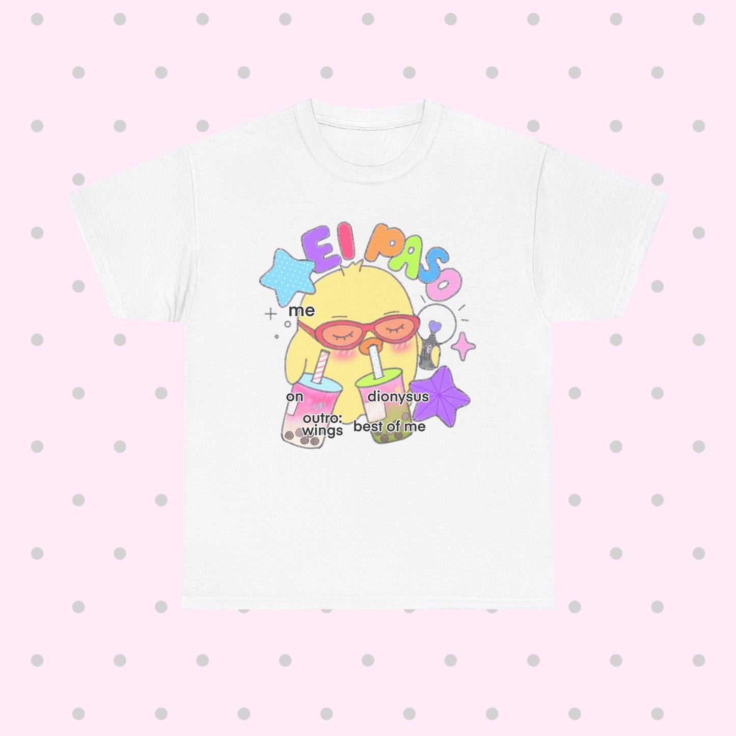 EL PASO DJSPINTHATSHIT GRAPHIC TEE