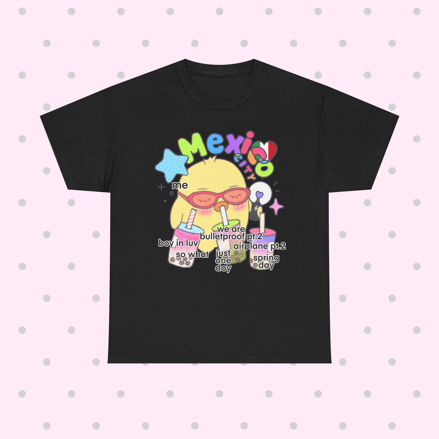 MEXICO CITY DJSPINTHATSHIT GRAPHIC TEE