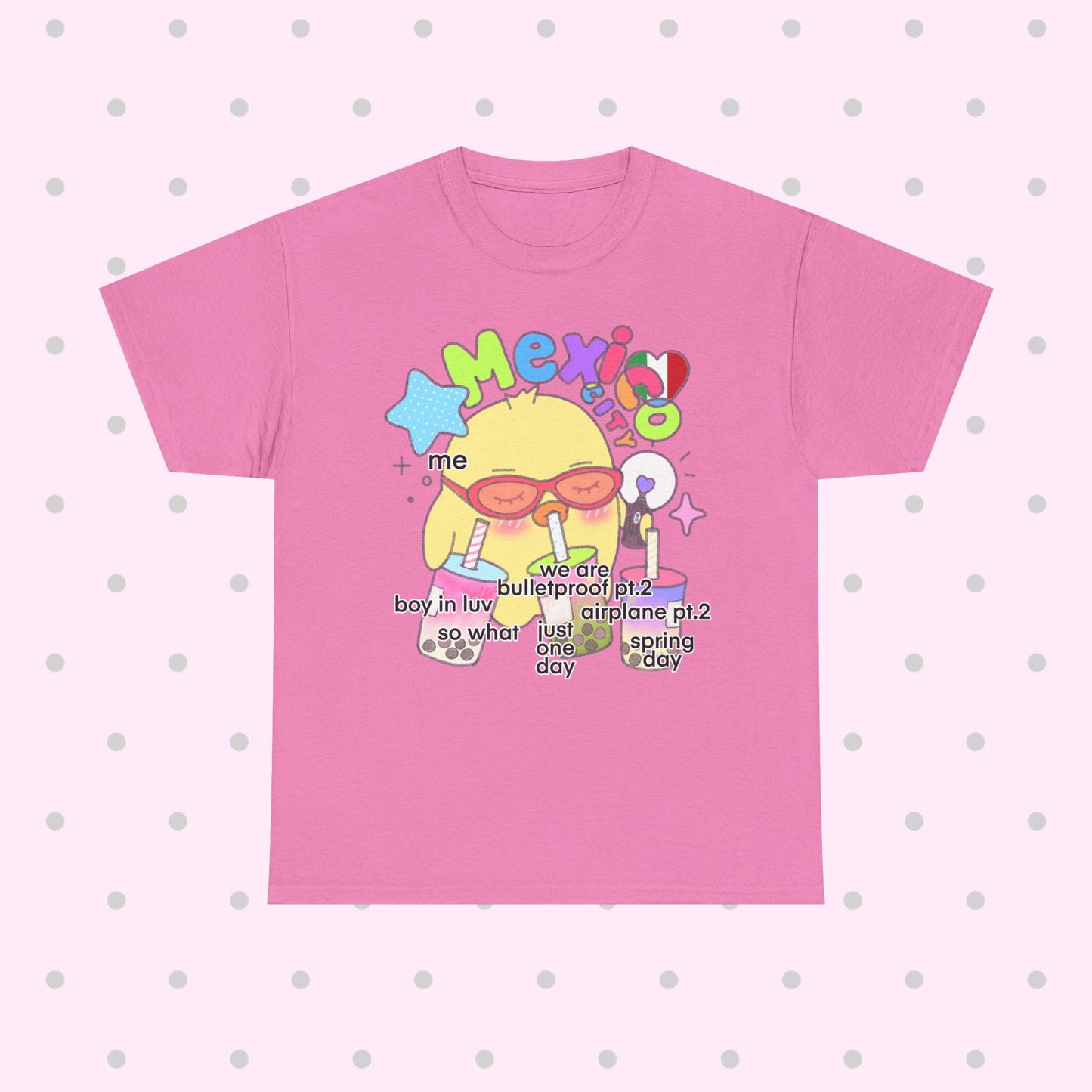 MEXICO CITY DJSPINTHATSHIT GRAPHIC TEE