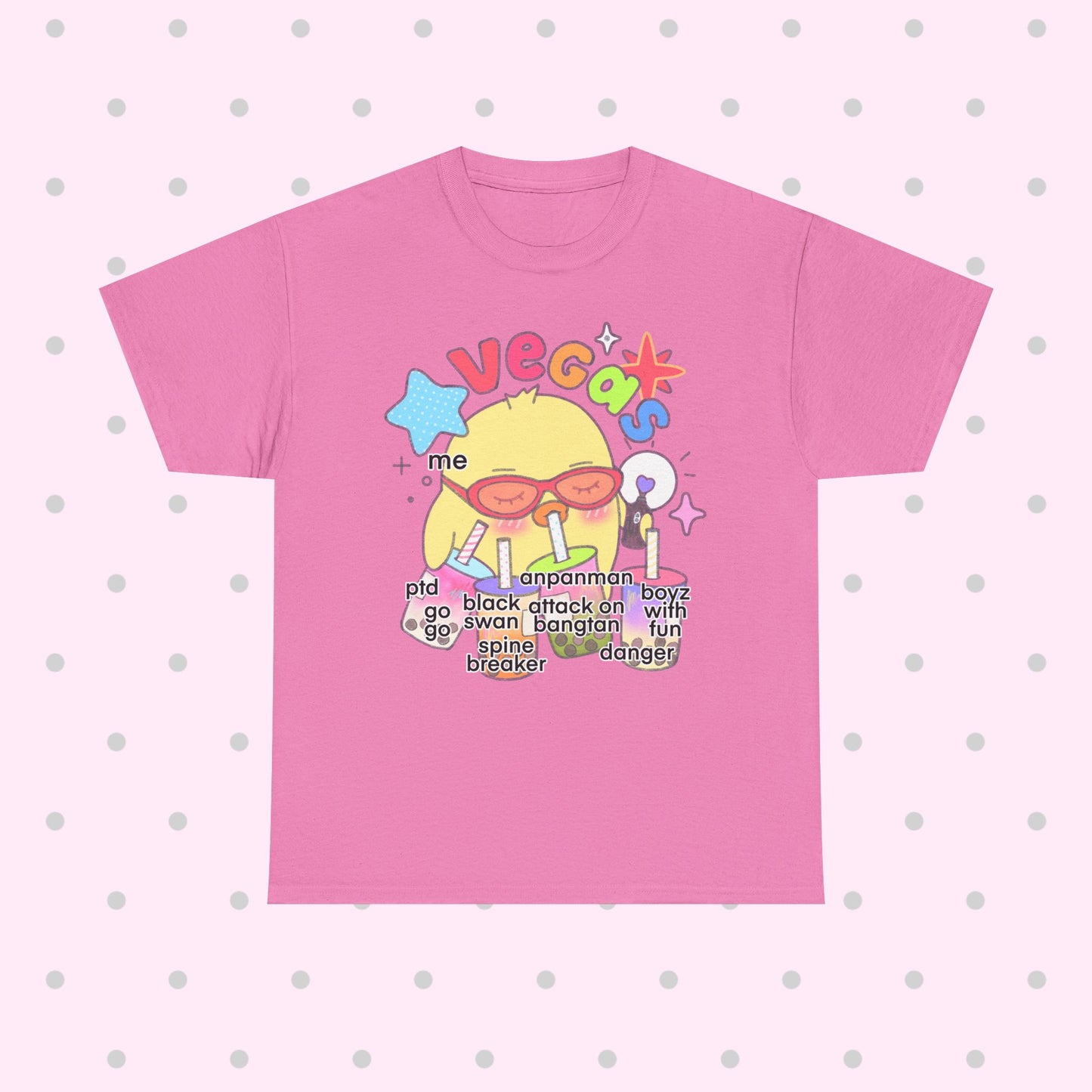 VEGAS DJSPINTHATSHIT GRAPHIC TEE