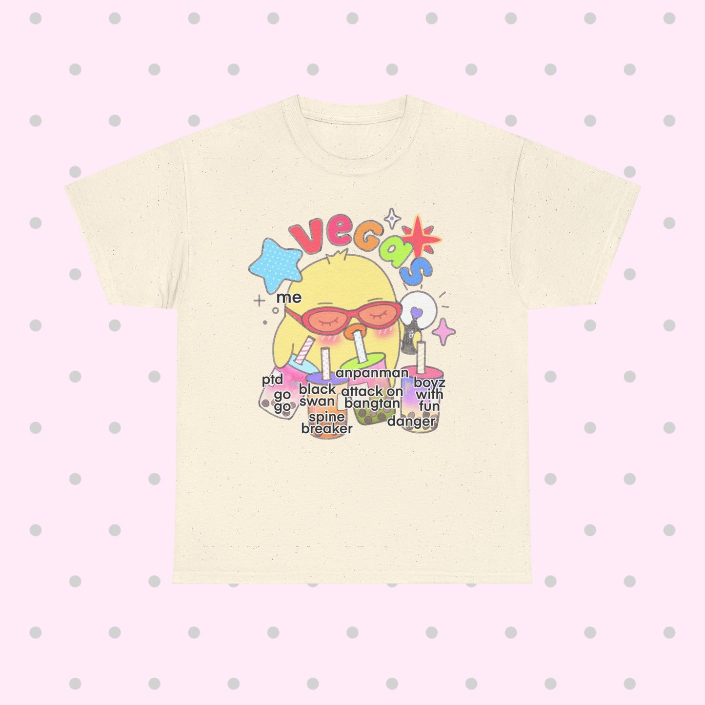 VEGAS DJSPINTHATSHIT GRAPHIC TEE