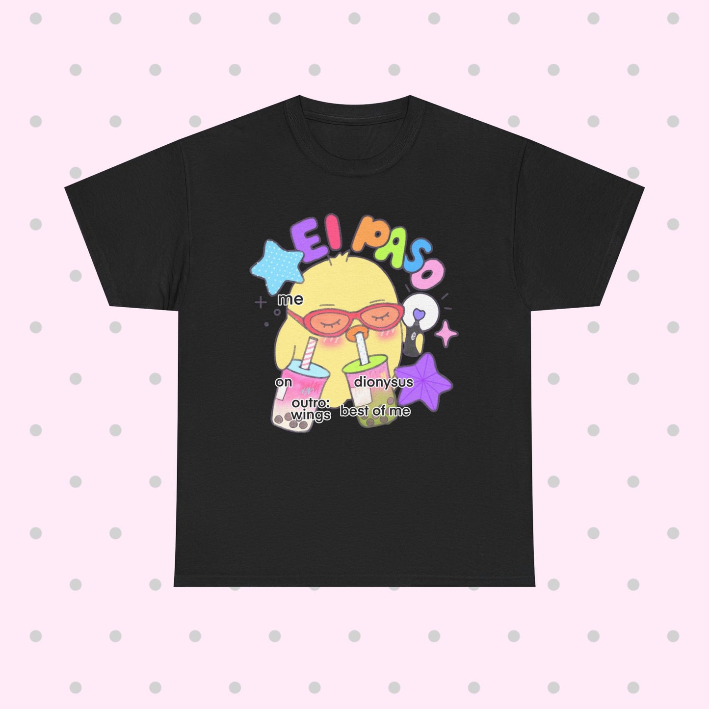 EL PASO DJSPINTHATSHIT GRAPHIC TEE