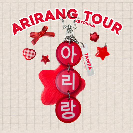CUSTOM ARIRANG TOUR KEYCHAIN
