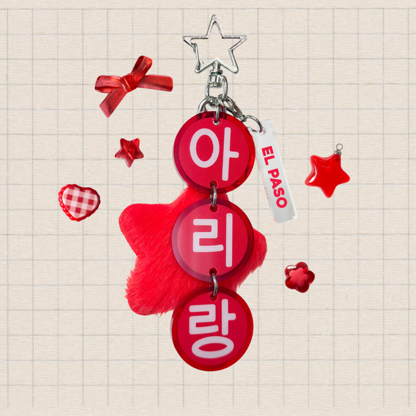 CUSTOM ARIRANG TOUR KEYCHAIN