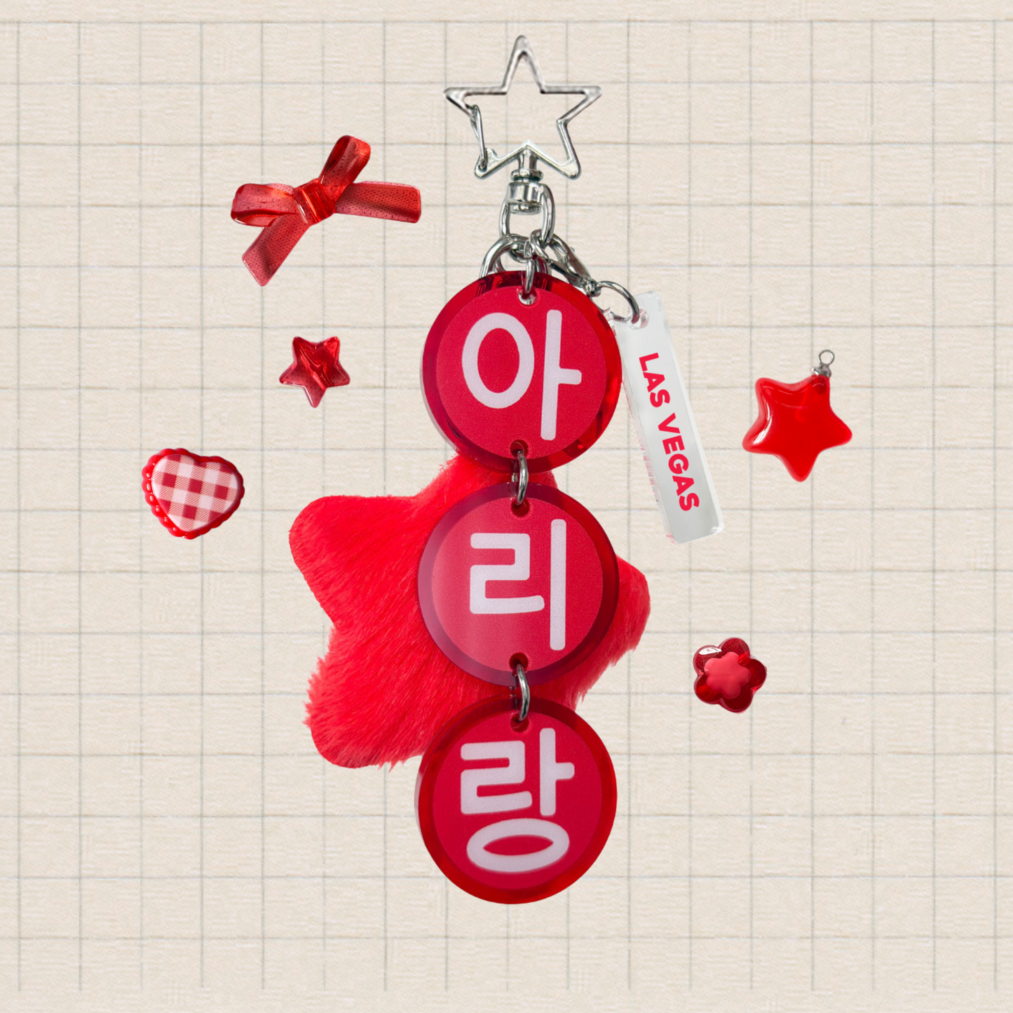 CUSTOM ARIRANG TOUR KEYCHAIN