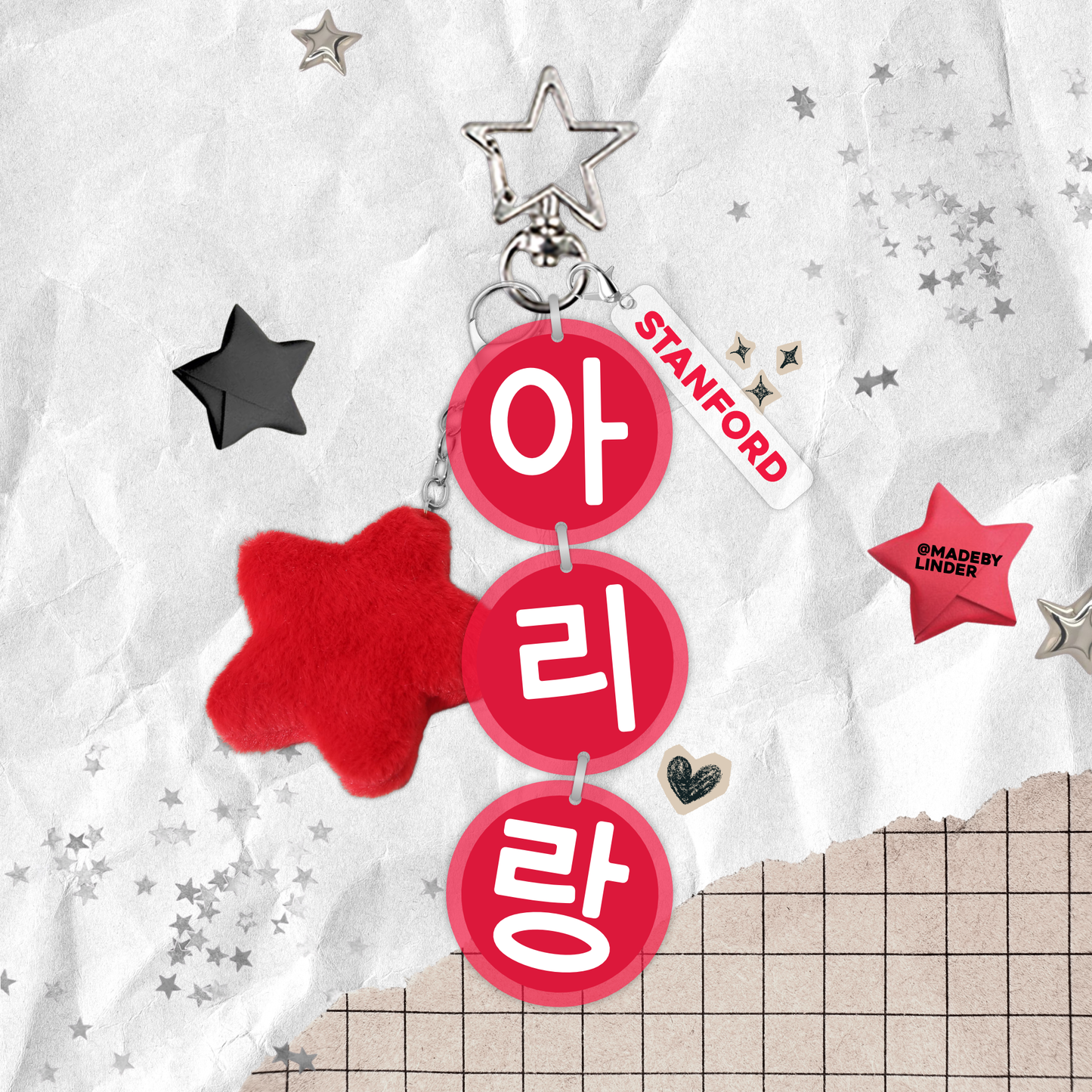 [PREORDER] CUSTOM ARIRANG TOUR KEYCHAIN